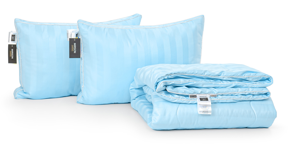 

Набор с шелковым волокном MirSon Лето Valentino Hand Made №3565 Одеяло 220х240 + 2 подушки 50x70 трехкамерные мягкие