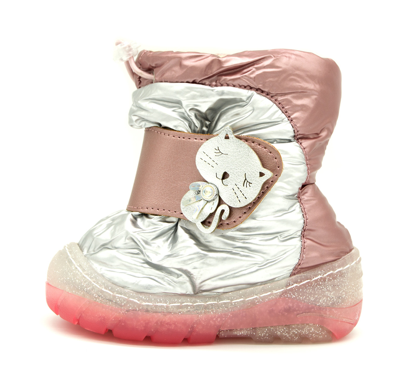 

Дутики CBT.T 23-24 Серебристо-розовый (A7040 silver-pink 23-24 )