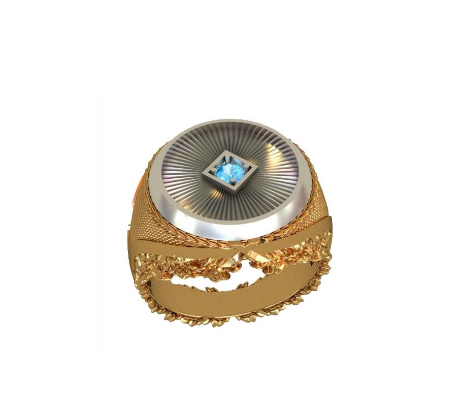 

Печатка необычная Maxi Silver 8325 SE, размер 21