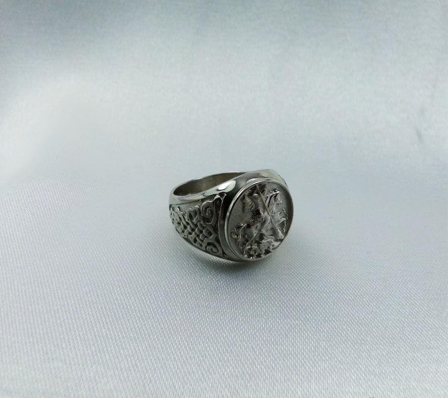 

Кольцо победоносец Maxi Silver 4446 SE, размер 22