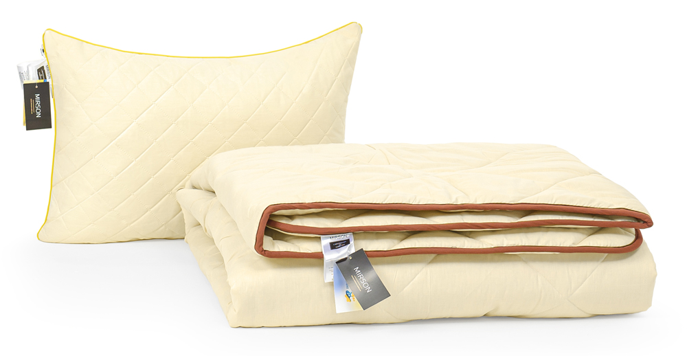 

Набор с шелковым волокном MirSon Зима Carmela №3576 Одеяло 140х205 + подушка 50x70 упругая