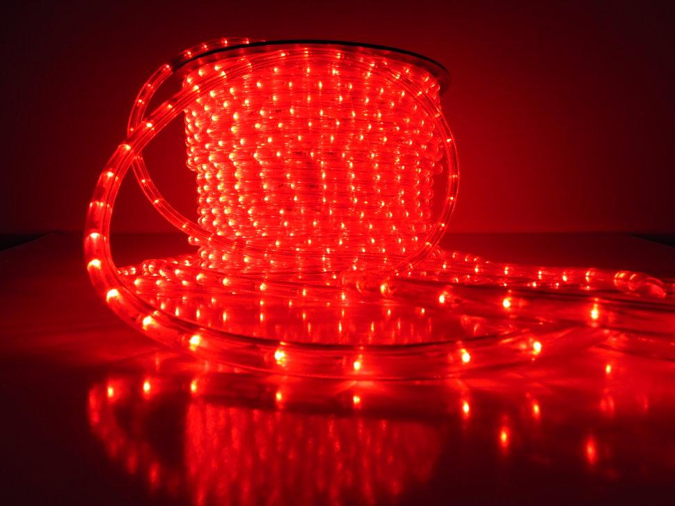 

Наружная Герметичная LED гирлянда Дюралайт "Duralight" Starlight, 10 метров Желтый, 180 Ламп прозрачный силиконовый шланг