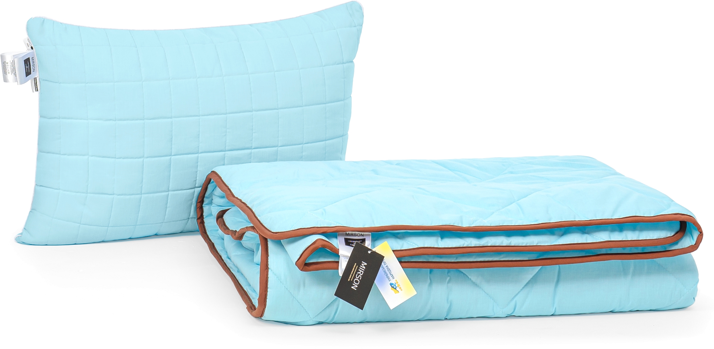 

Набор с шерстяным волокном Mirson Деми "Valentino" №3762 одеяло 155x215 см + подушка 50х70 см упругая