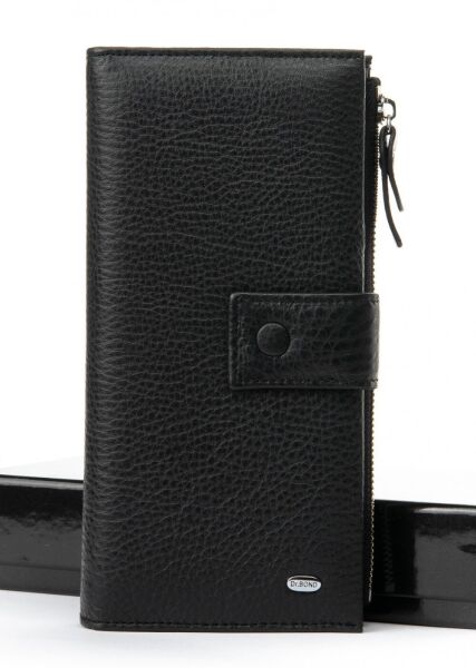 

Мужское кожаное портмоне Classic DR. BOND WMB-1 black