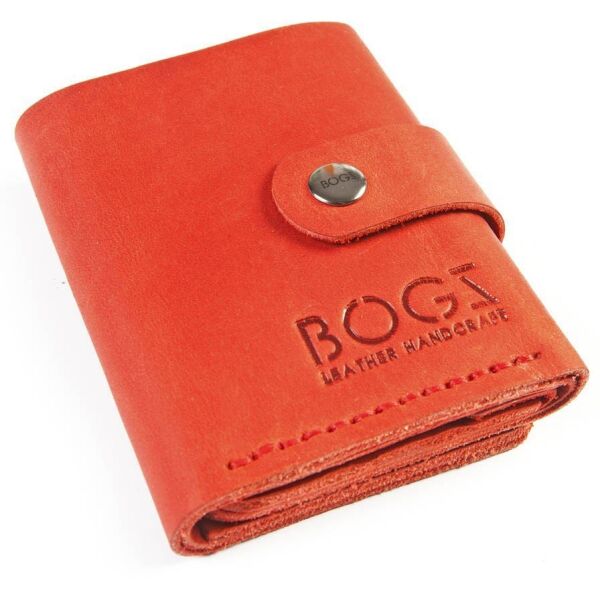 

Женское портмоне ручной работы из кожи BOGZ Roll CH Red P18M39S1