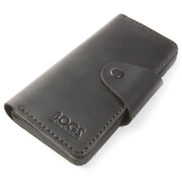 

Женское портмоне ручной работы из кожи BOGZ Madlen CRS Black P19M5S6
