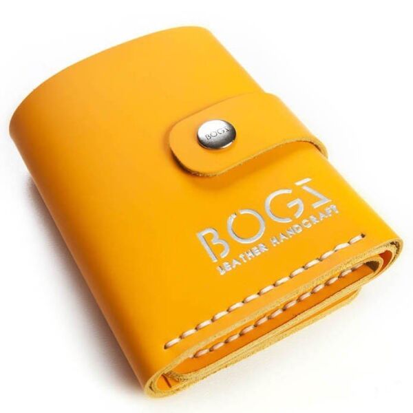

Женское портмоне ручной работы из кожи BOGZ Roll CRS Matt Orange P18M15S4