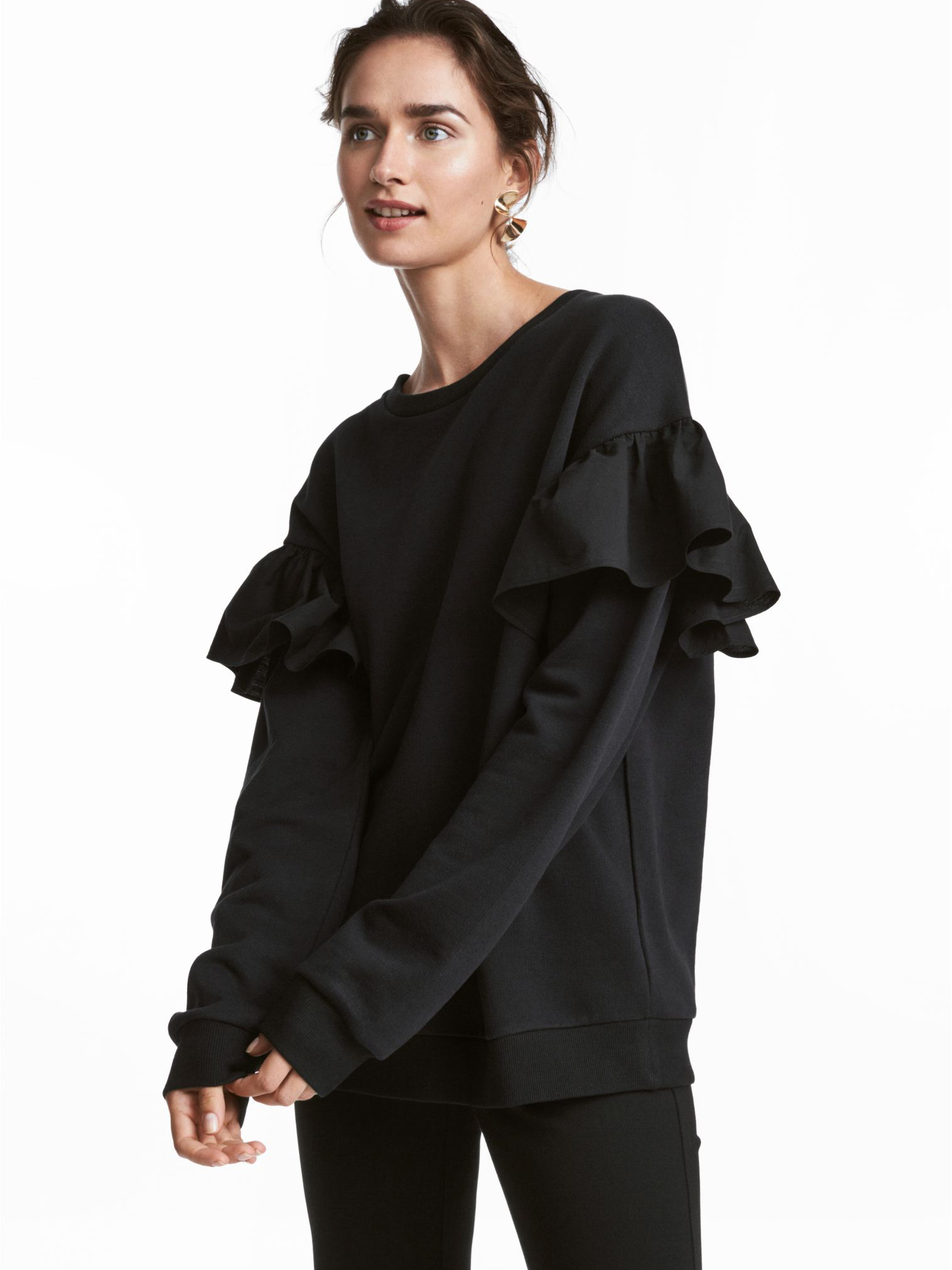 

Свитшот H&M 5734006RP21 M Черный
