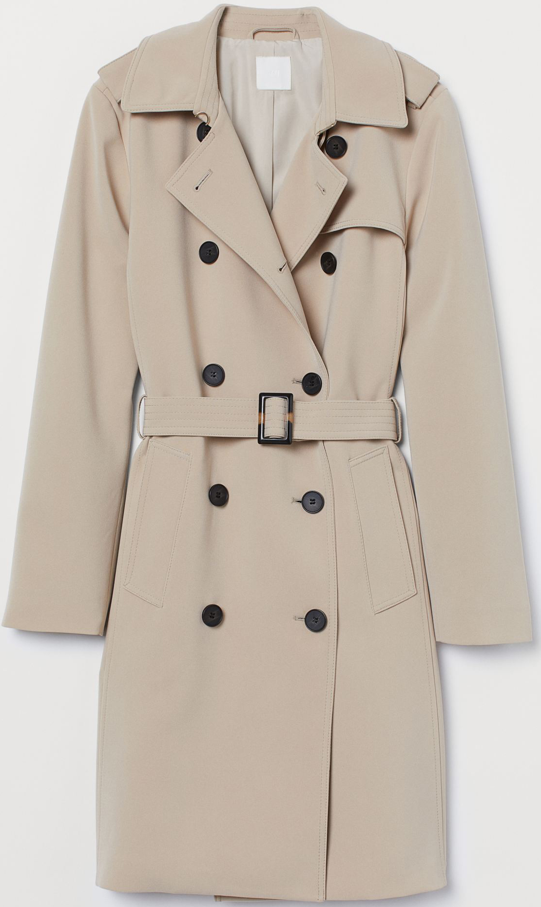 

Пальто H&M 8353481dm 36 Светло-бежевое