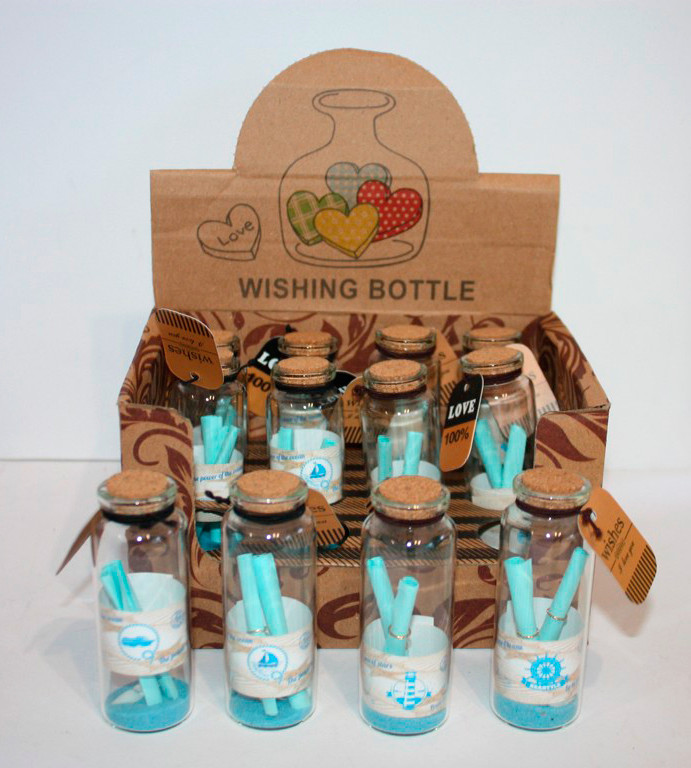 

Бутылочка пожеланий 12 шт Wishing bottle «Послание в бутылке» (23790/1021-3)