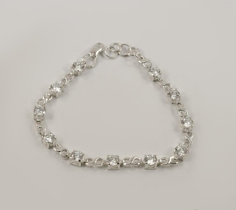 

Регулируемый браслет Maxi Silver 8115