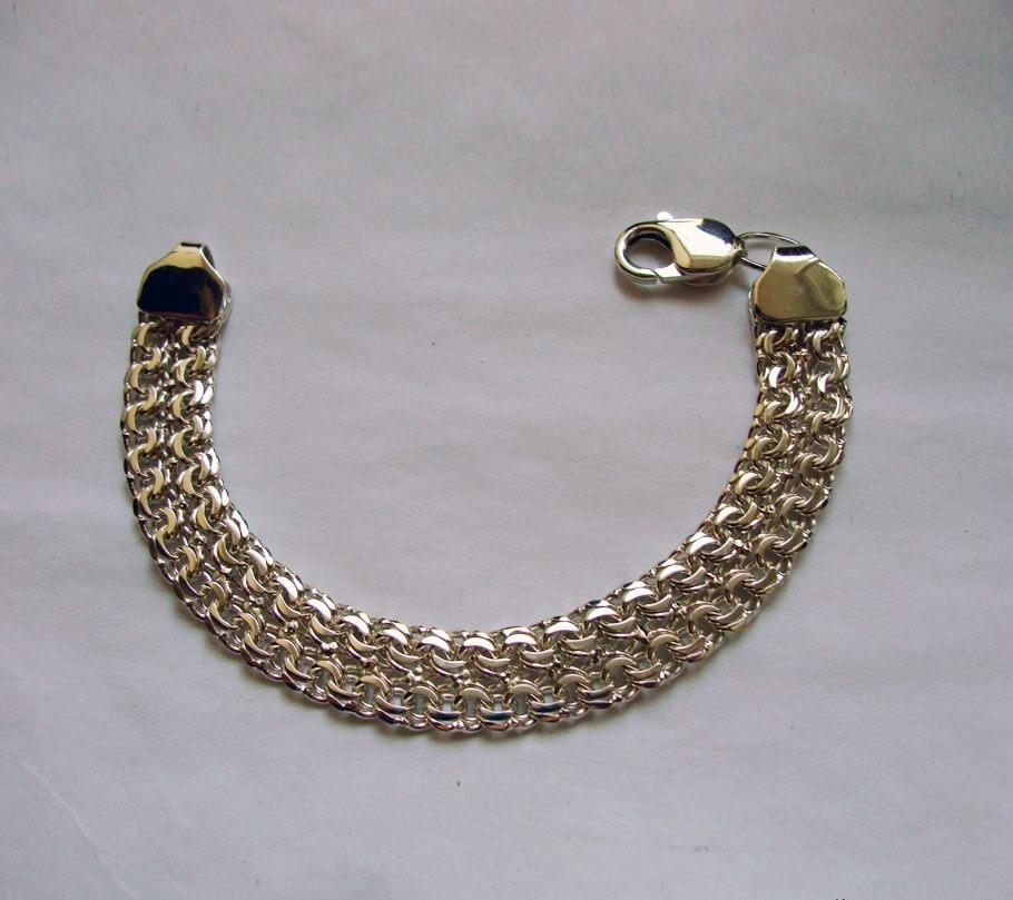 

Браслет бисмарк двойной Maxi Silver 5928