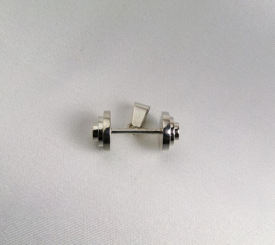 

Подвеска в виде гантели Maxi Silver 5031