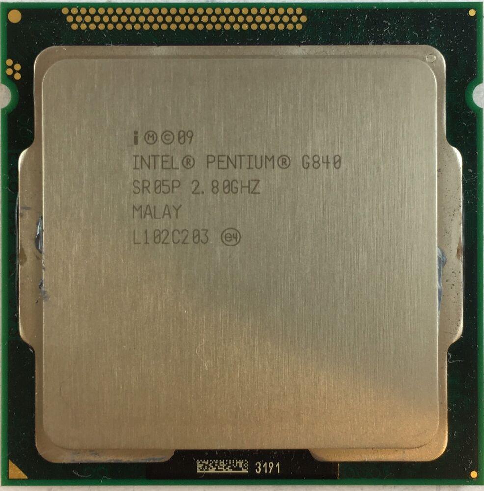 Процессор Intel Pentium Dual-Core G840 2.8GHz/3MB/5GT/s (SR05P