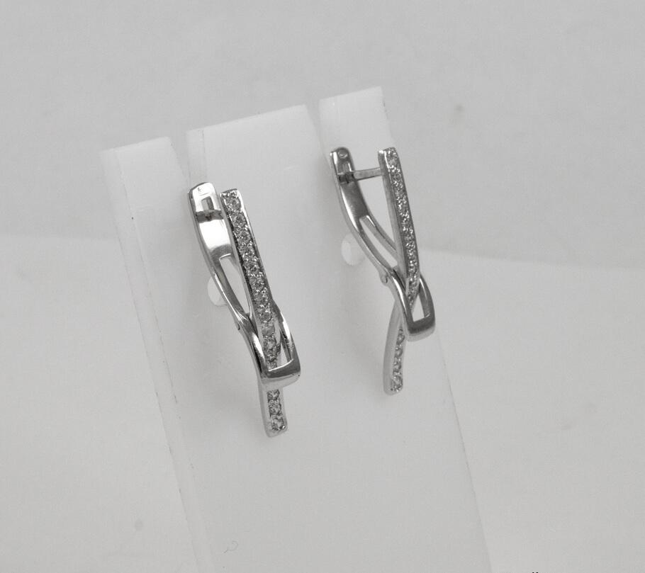 

Серьги классические Maxi Silver 7319