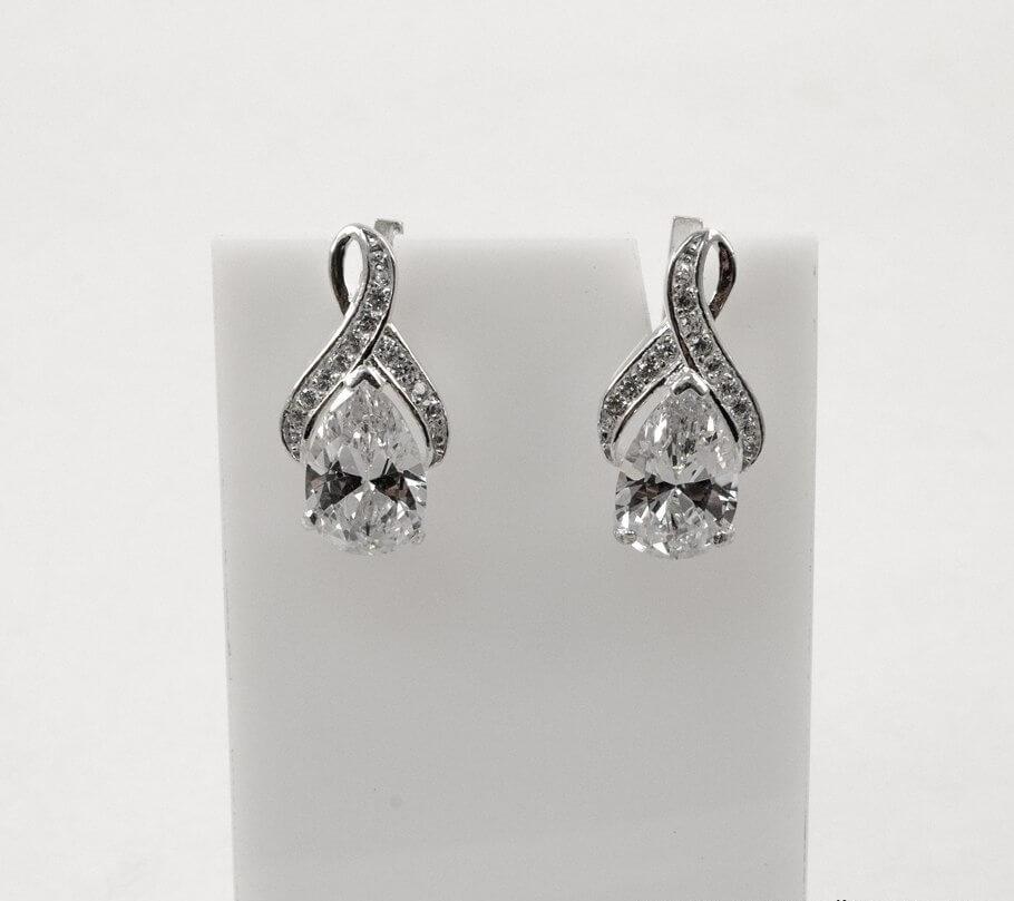 

Сережки капли Maxi Silver 8004