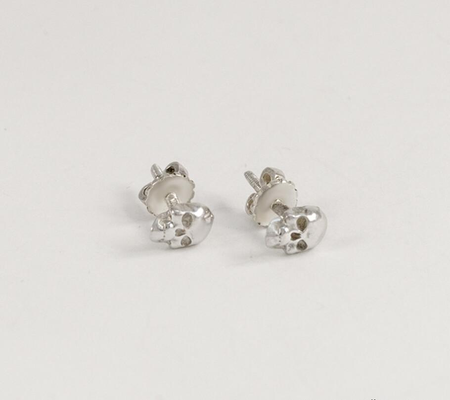 

Серьги череп Maxi Silver 7454