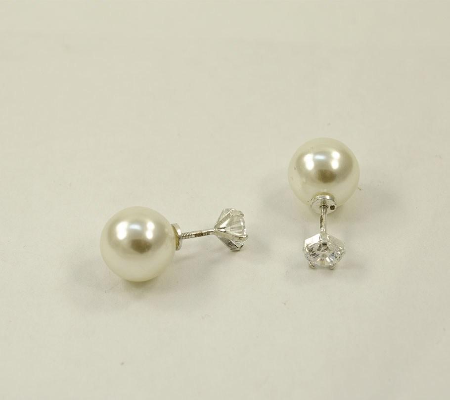 

Пусеты с жемчугом Maxi Silver 8610