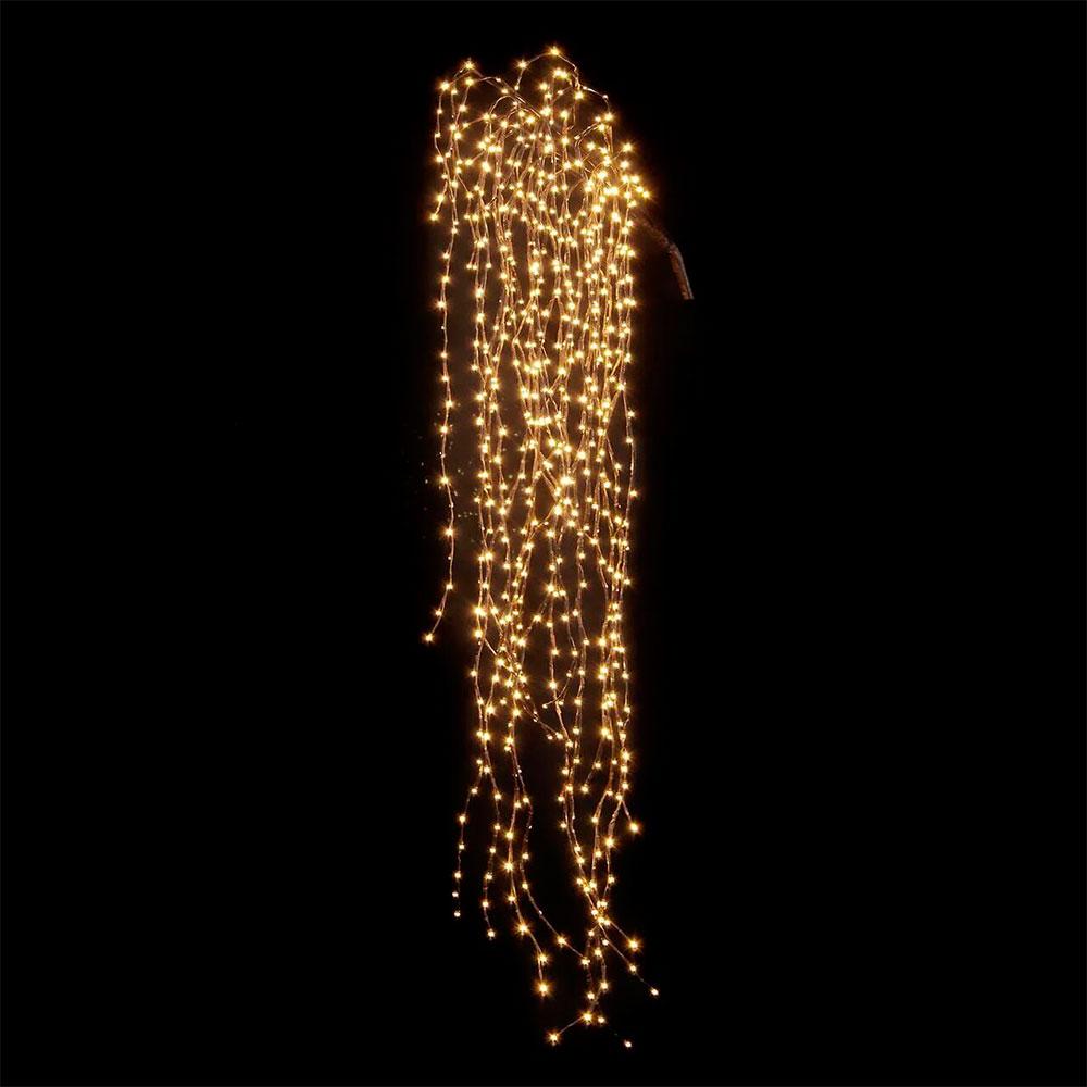 

Гирлянда роса нить Конский Хвост (теплый белый) warm white 600 LED