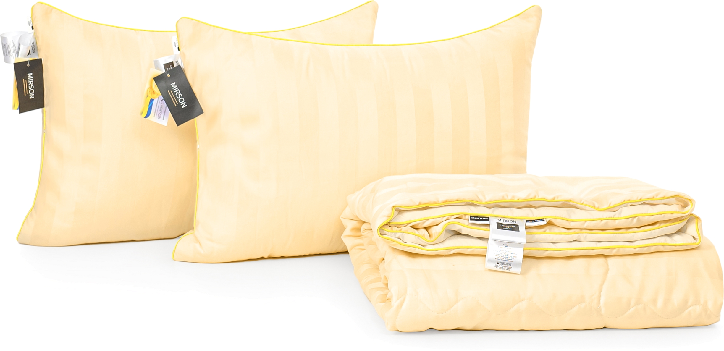 

Набор с шерстяным волокном Mirson Лето "Carmela Hand Made" №3787 одеяло 172x205 см + 2 подушки 50х70 см мягкие