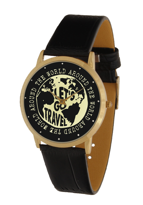 

Часы унисекс Кругосветное путешествие, Отдых (Slim 126 gold)