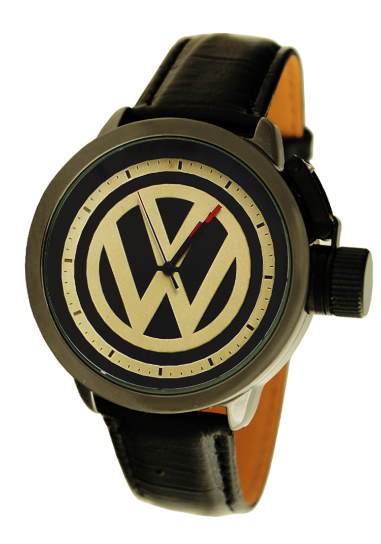 

Мужские наручные часы Volkswagen (Men 355 black Фольксваген)