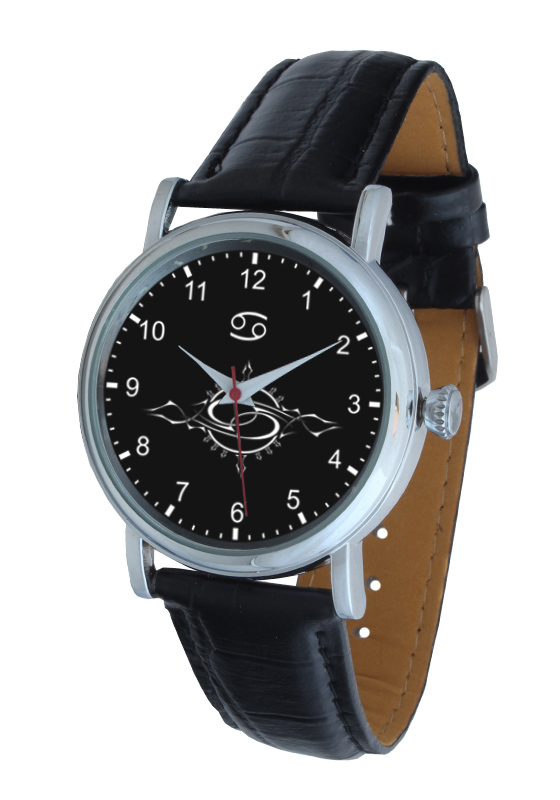 

Мужские наручные часы знак Зодиака Рак (Men 284 silver)