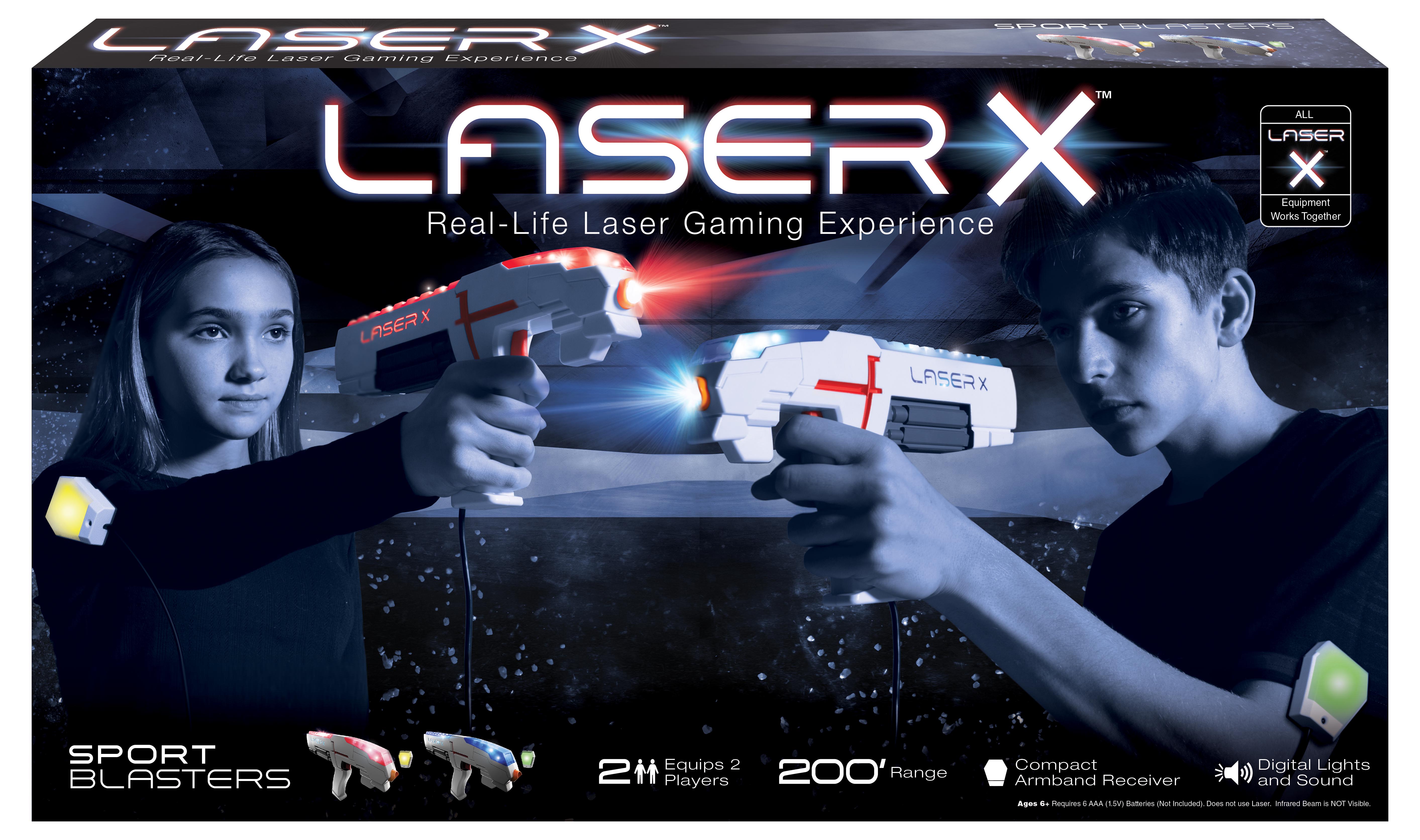 

Игровой набор для лазерных боев Lazer X Sport для двух игроков (88842)