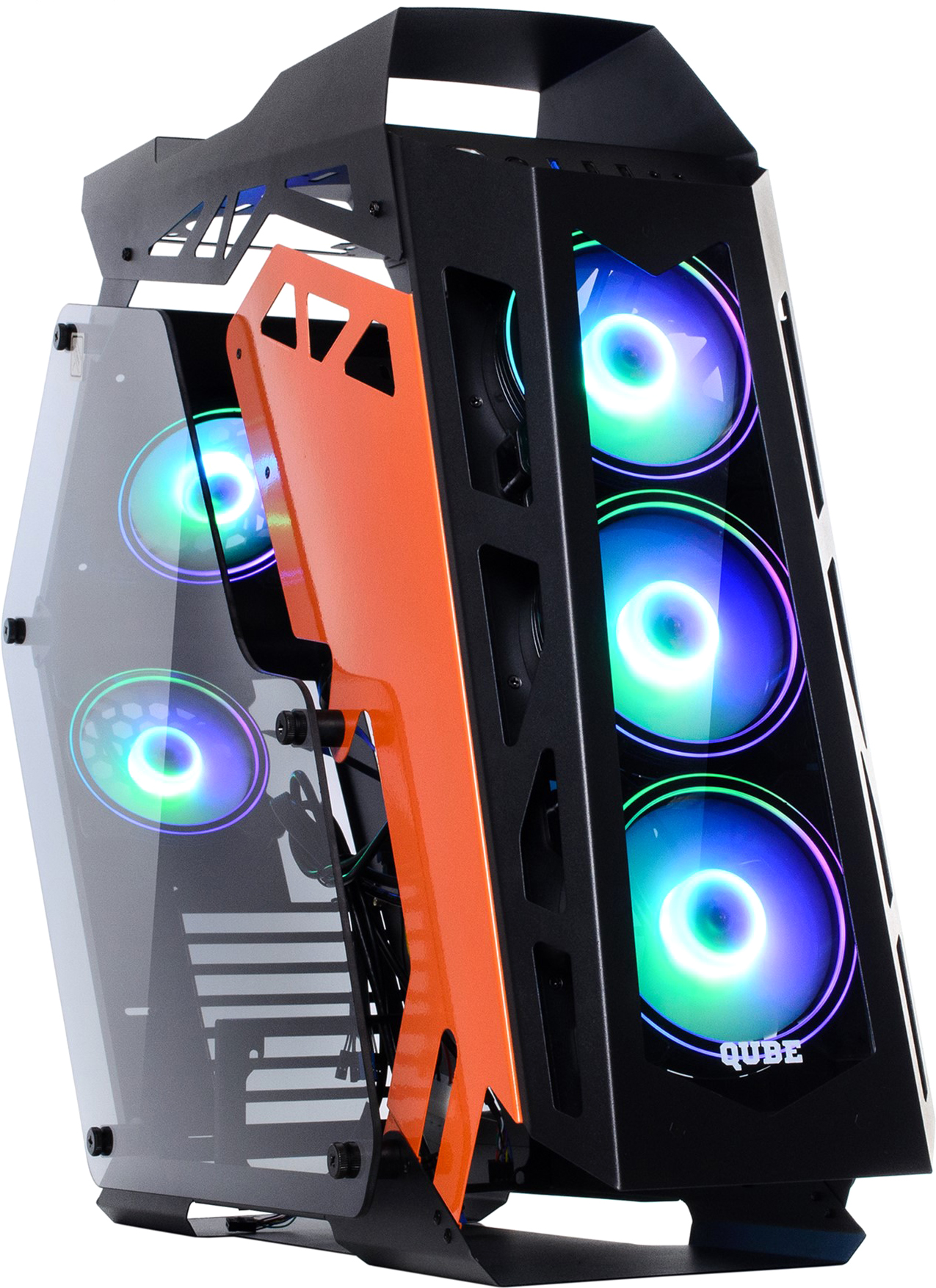 

Корпус QUBE Stalker Max Black-Orange (STALKER_FMBE3)