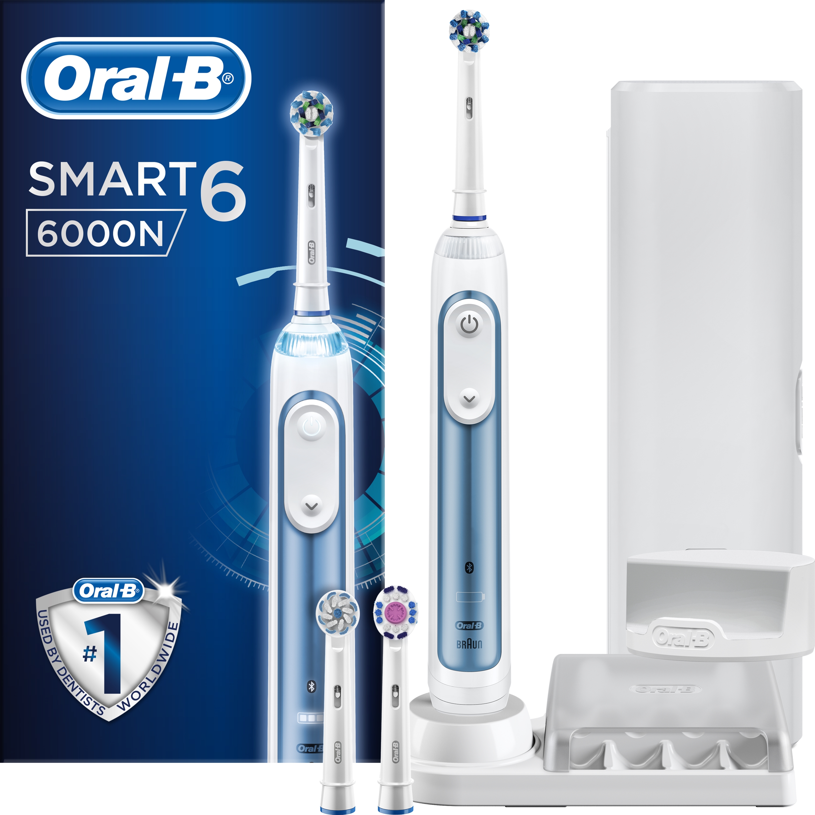 

Электрическая зубная щетка ORAL-B BRAUN Smart 6 6000N Blue