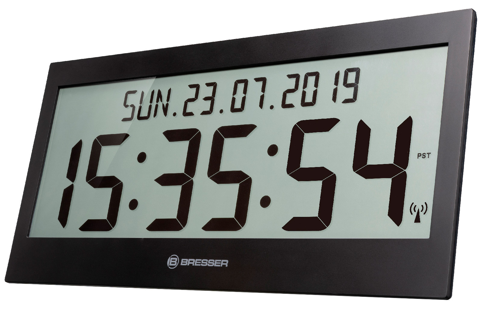 

Настенные часы Bresser Jumbo LCD Black