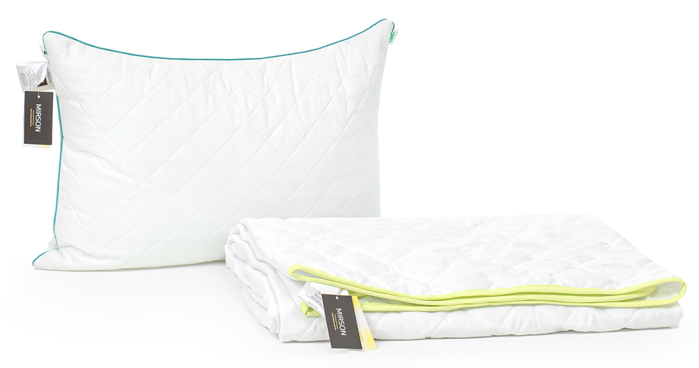 

Набор с эвкалиптовым волокном MirSon Лето Eco Line №2584 Одеяло 140х205 + подушка 50х70 средняя