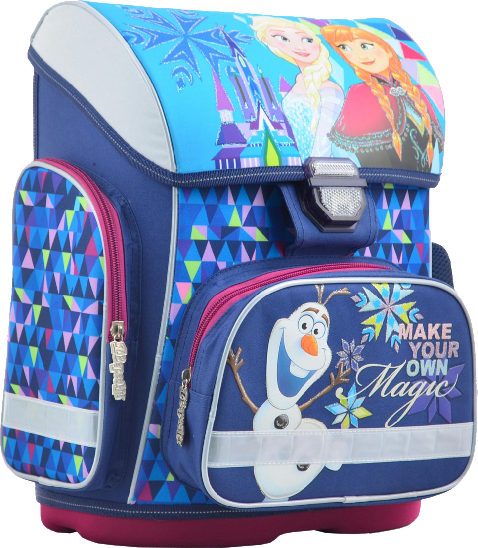 

Рюкзак школьный каркасный 1 Вересня H-26 Frozen для девочек 40x30x16 см 1.1 кг 19 л (554569)