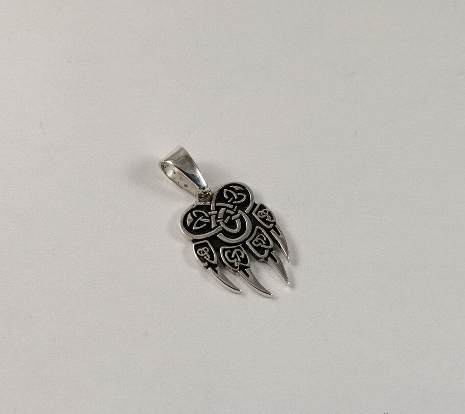 

Лапа велеса оберег Maxi Silver 7905