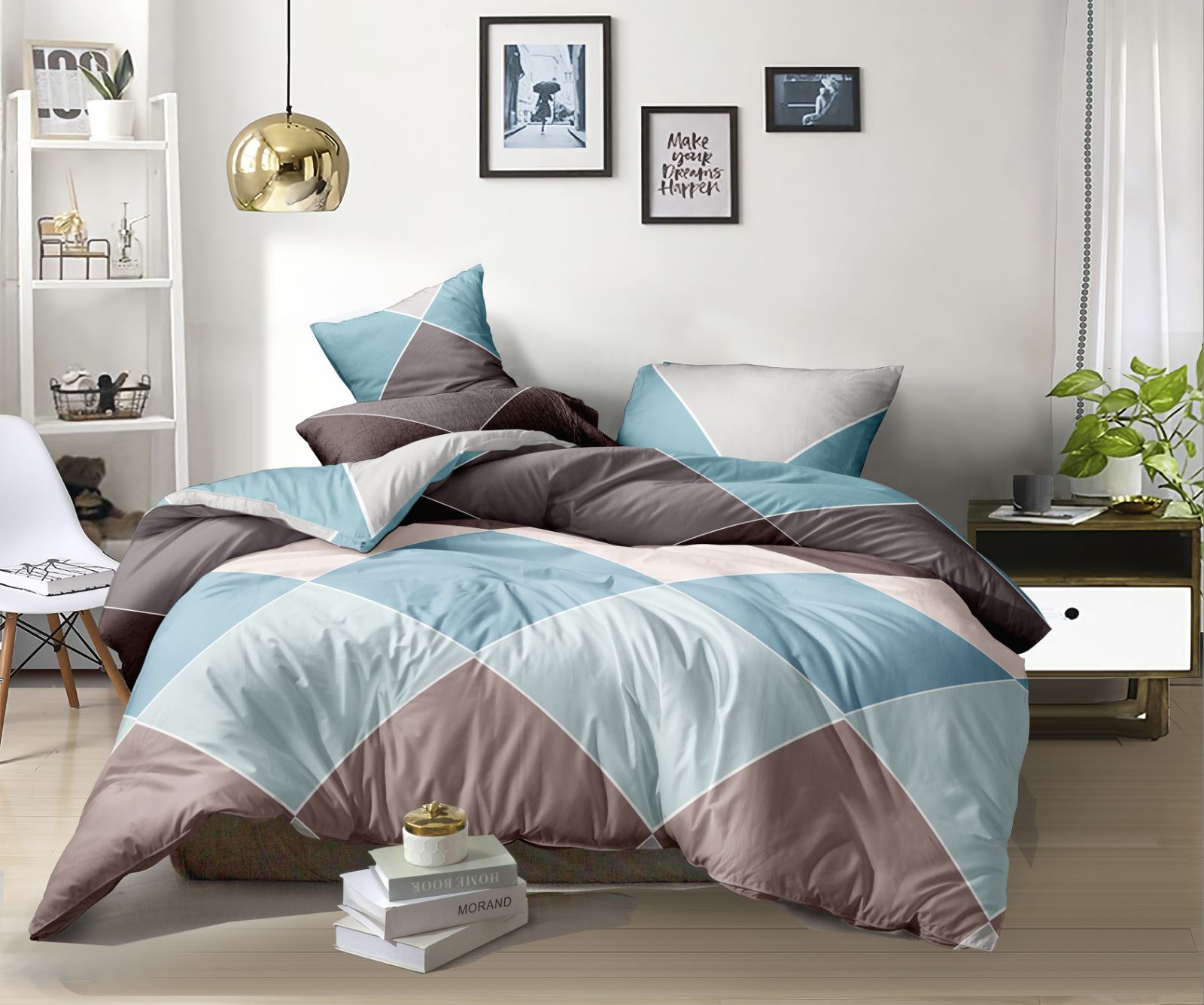 

Комплект постельного белья MirSon Бязь Premium Karine №356INT 143х210 см