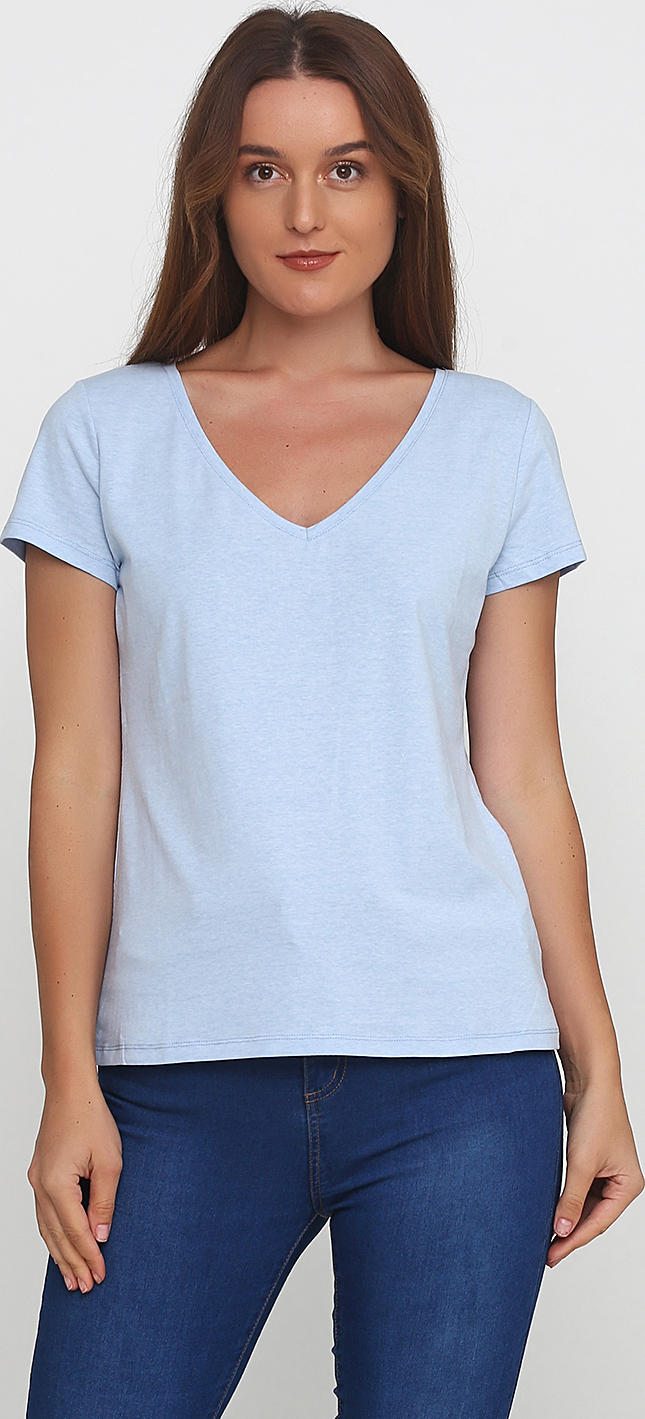

Футболка H&M 215248 S Голубая меланж