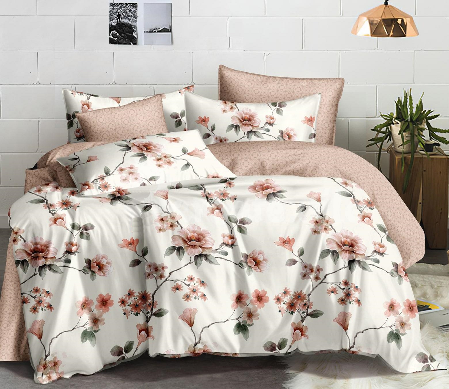 

Комплект постельного белья MirSon Сатин Premium 22-1206 Birch 2 х 143х210 см
