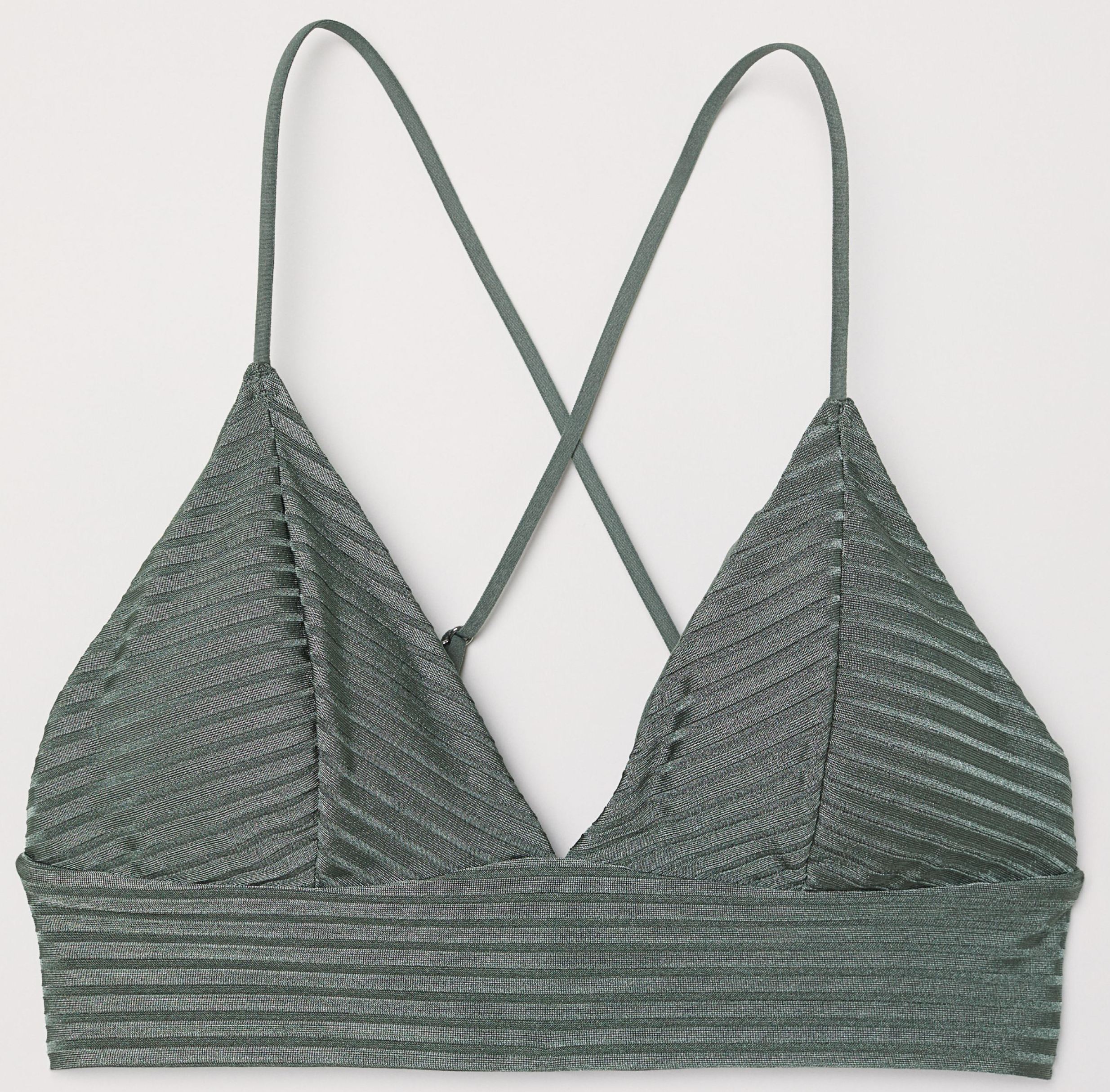 

Верхняя часть купальника H&M 0559619 7 34 Зеленая