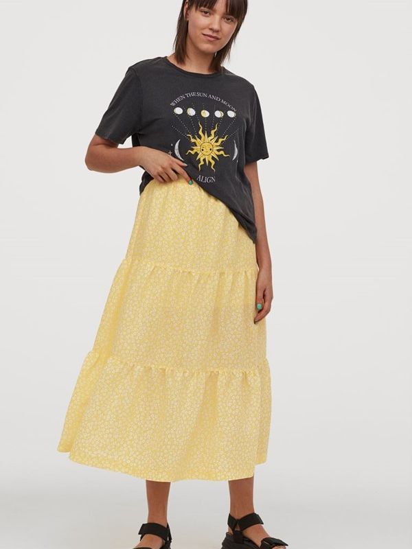 

Юбка H&M 060862730 36 Желтая