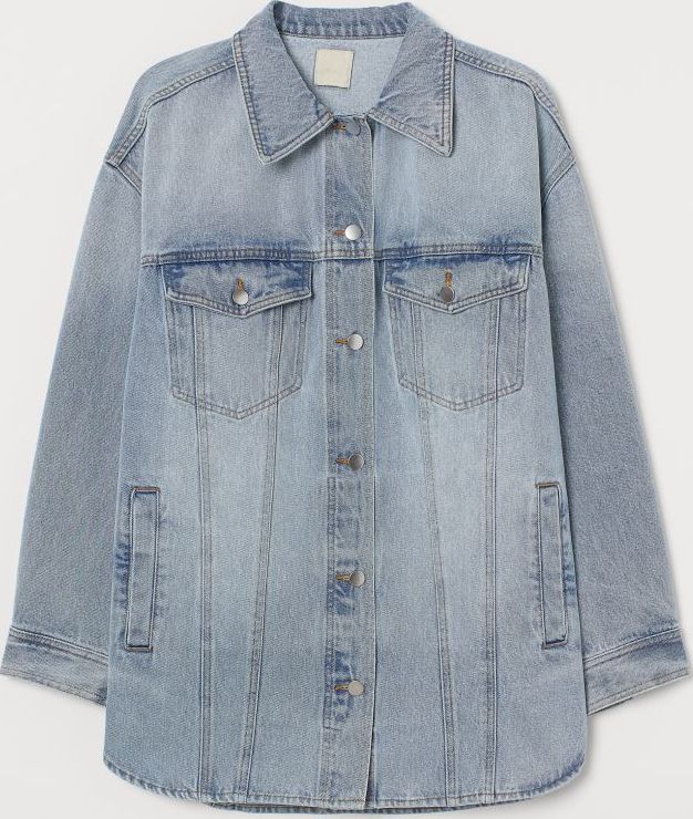 

Джинсовая куртка H&M 060849487 M Синяя