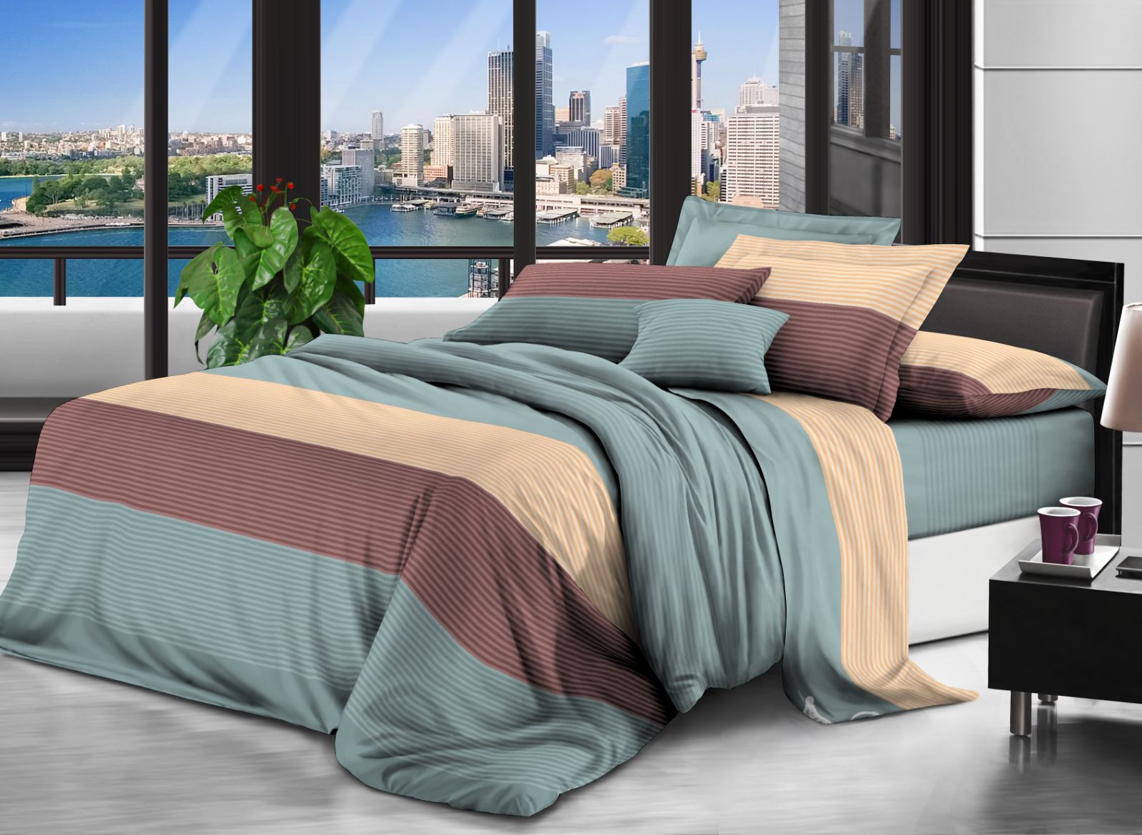 

Пододеяльник MirSon Бязь Premium №117 Milano 2 175х210