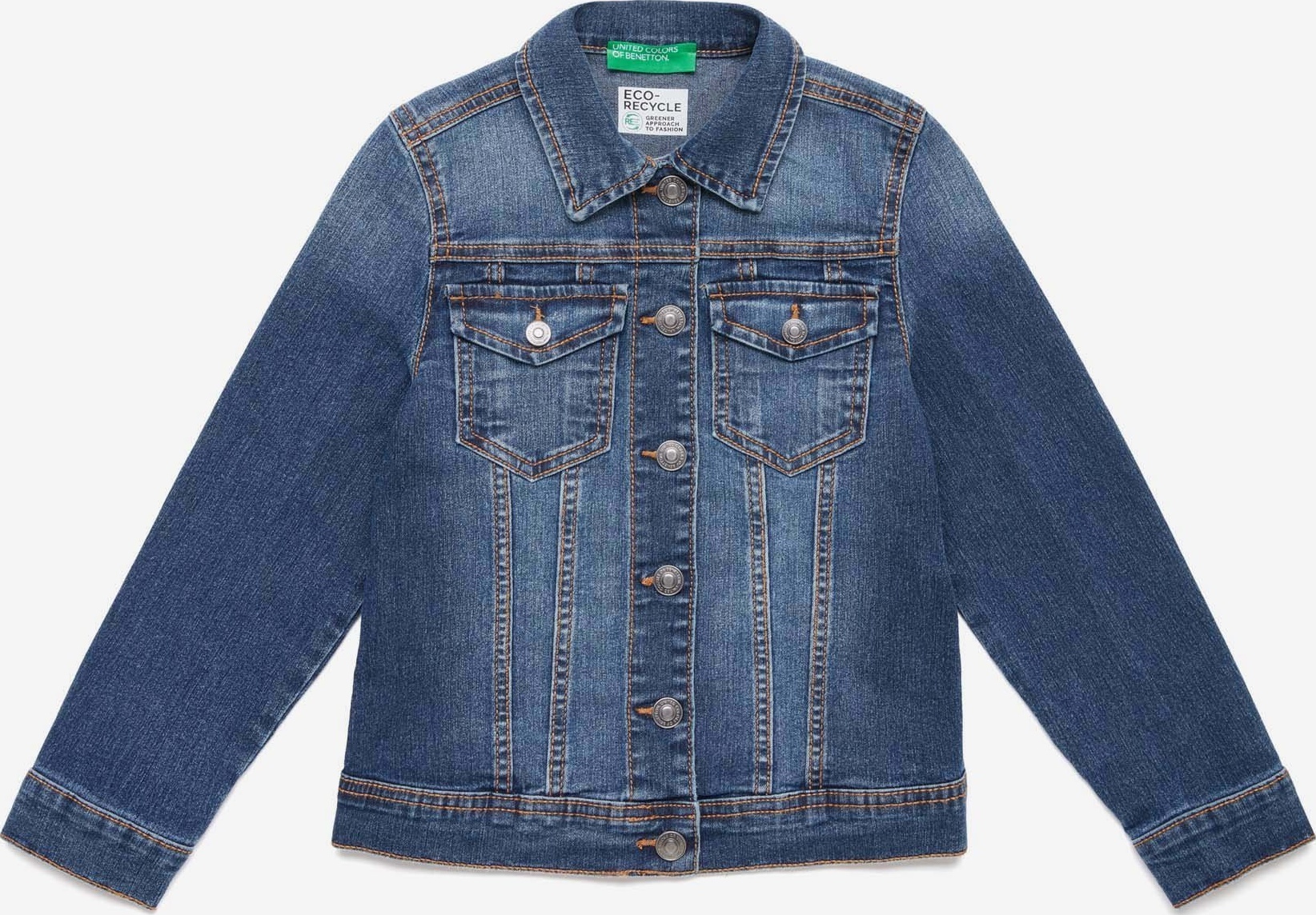 

Джинсовая куртка United Colors of Benetton 2XA253HK0.K-901 XS 110 см