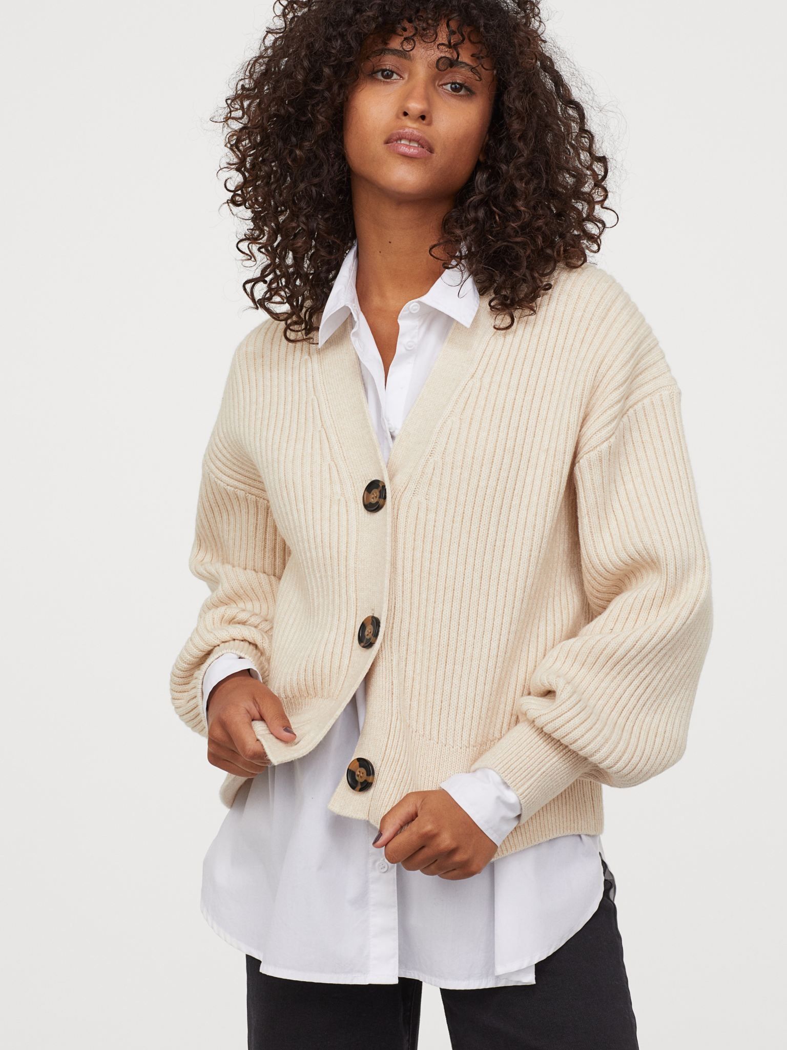 

Кардиган H&M 060929662 S Бежевый