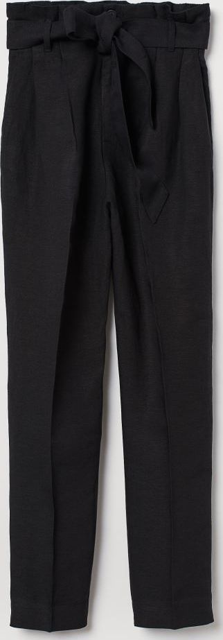 

Брюки льняные H&M 060762585 38 Черные