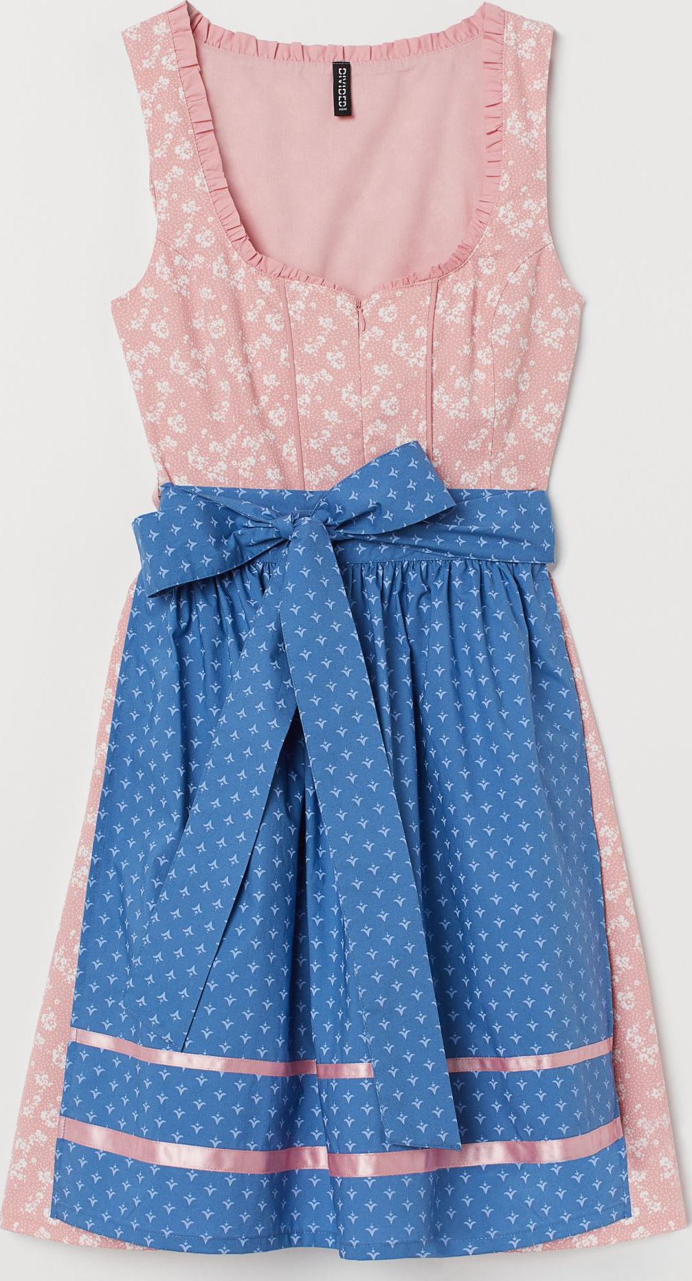 

Платье H&M 060740464  Розовое с синим, Платье H&M 060740464 34 Розовое с синим