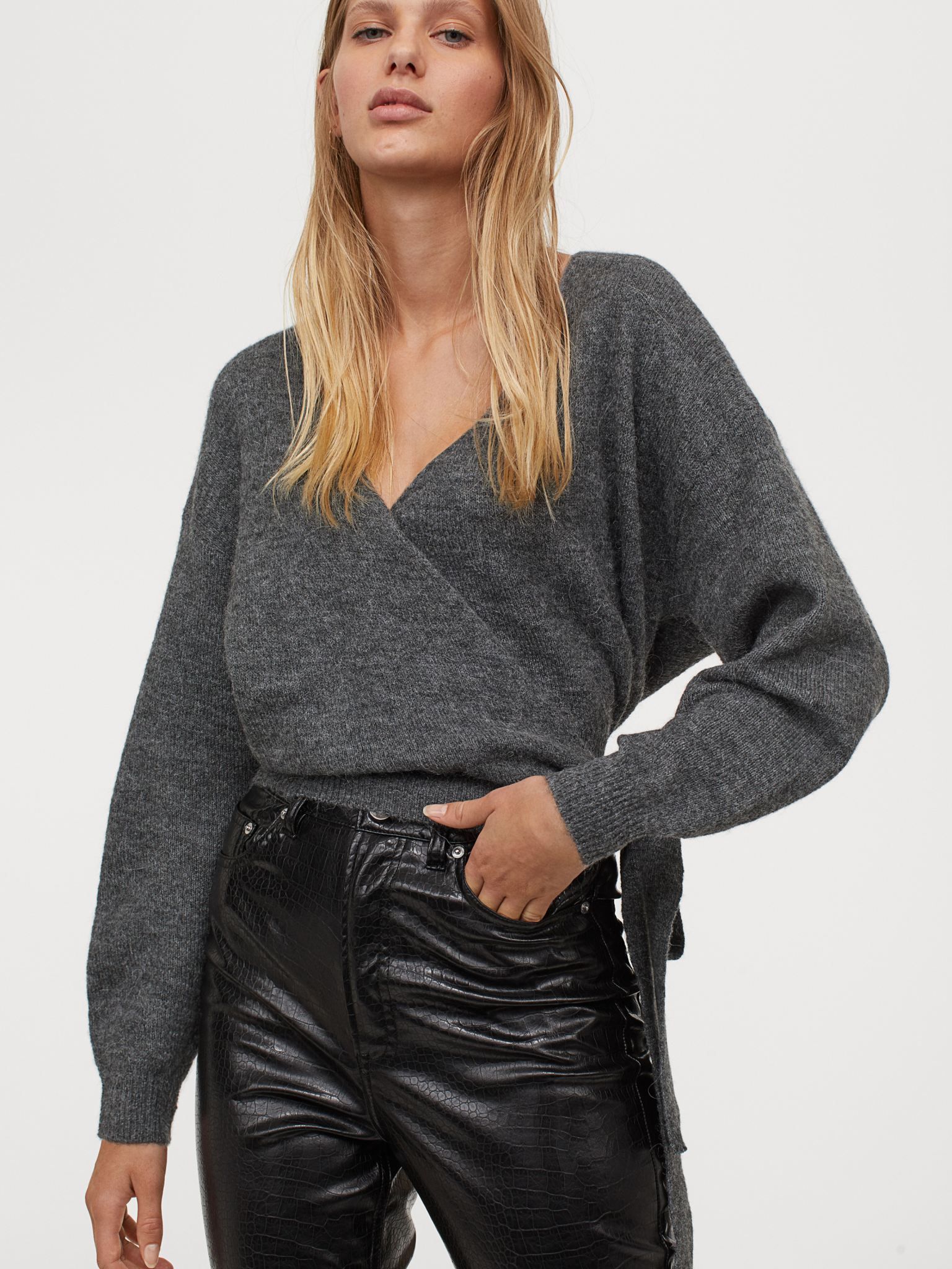 

Кардиган H&M 060809238_grey M Темно-серый