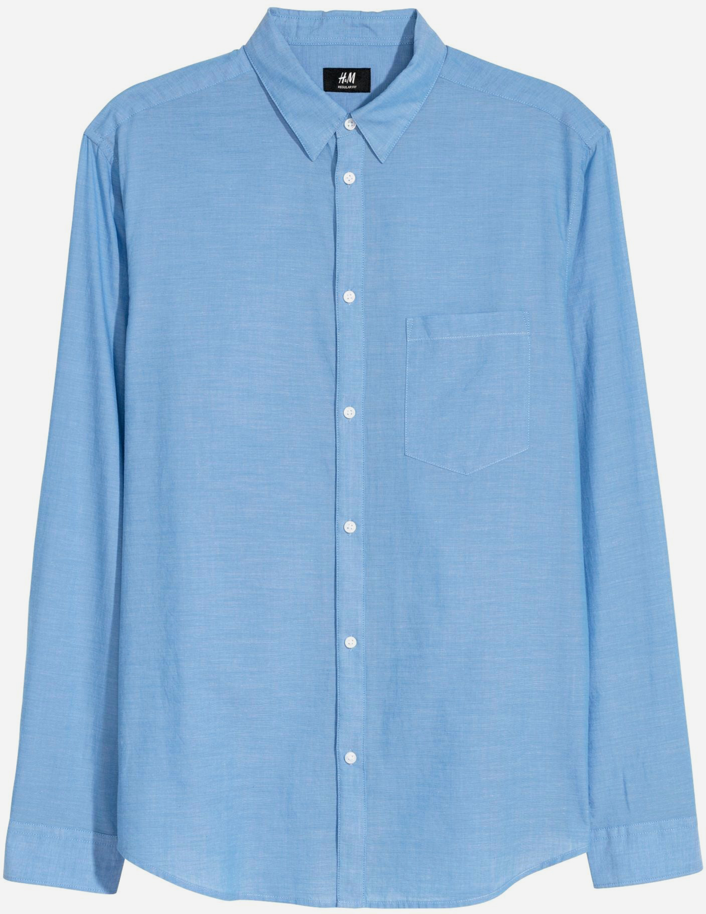 

Рубашка H&M 5016197-ACUP M Голубая
