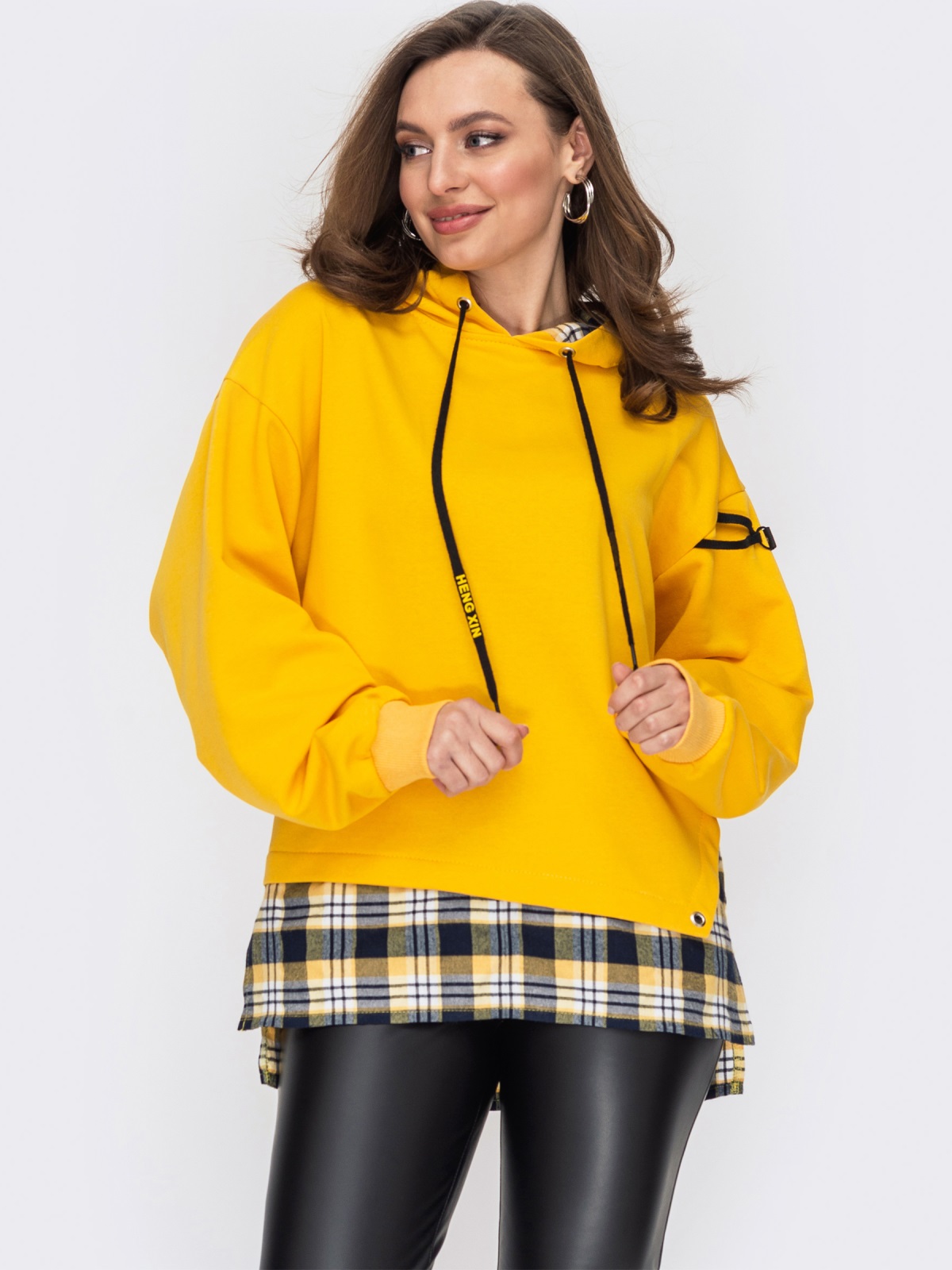 

Худи Dressa 53167  Желтое, Худи Dressa 53167 48 Желтое