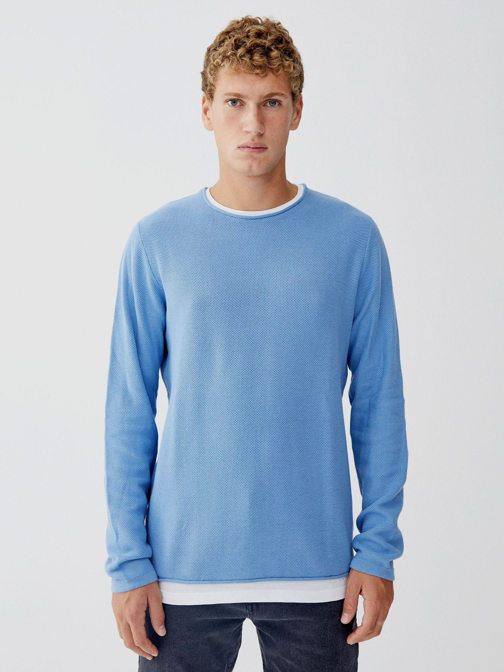 

Джемпер Pull & Bear 5559/520/403-ACUP M Голубой
