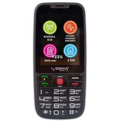 

Мобильный телефон Sigma Comfort 50 Elegance 3 (1600 mAh) SIMO ASSISTANT Black